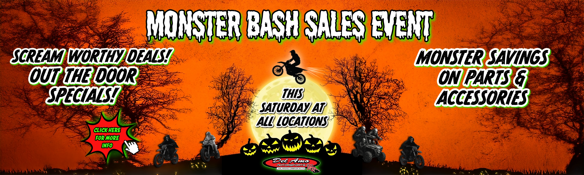 Monster Bash Sales Event