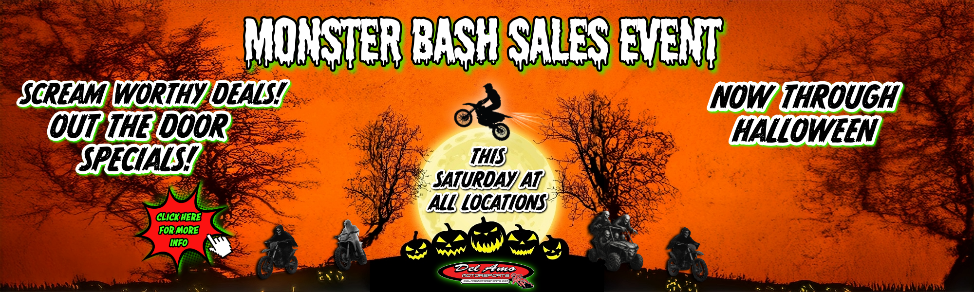 Monster Bash Sales Event